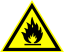 Знак "Пожароопасно. Легковоспламеняющиеся вещества"